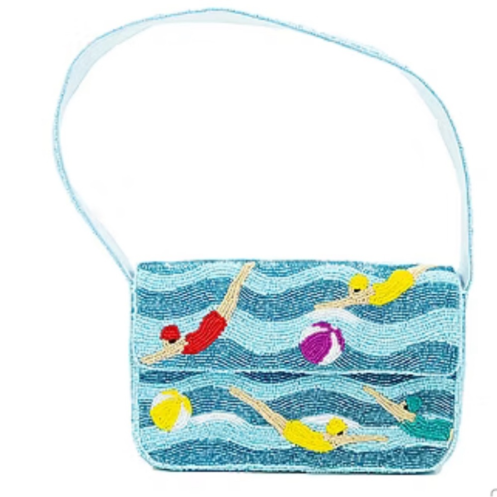 Viral Sol and Mer Swimmer Beaded Bag